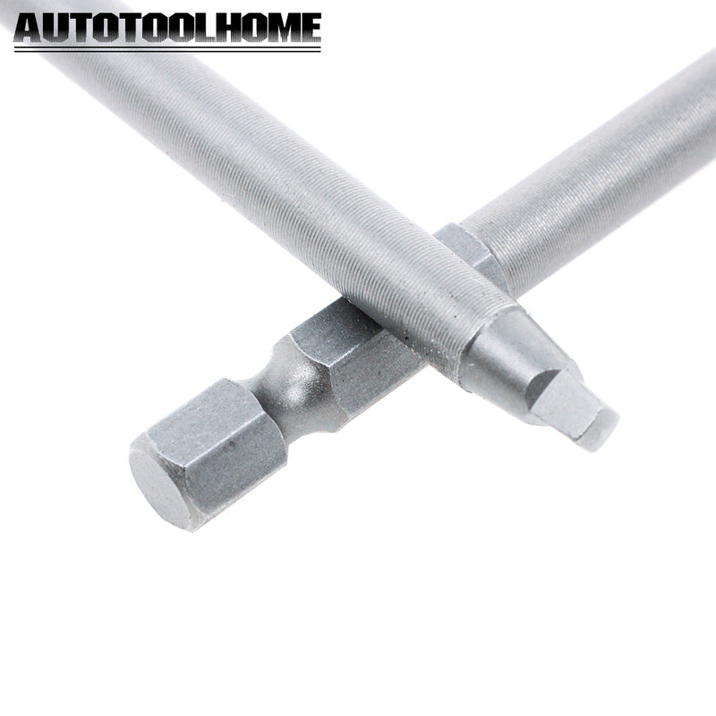 AUTOTOOLHOME 3 Pack No.2 Square Driver Bit Set 2/4/6inch Length for P