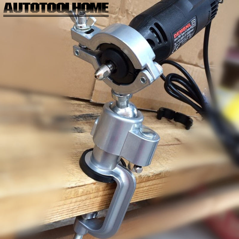 AUTOTOOLHOME Aluminum Vise for electric Grinder Accessory Electric Dri