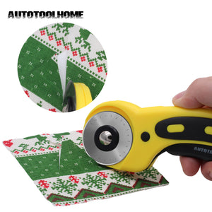 AUTOTOOLHOME45mm Rotary Cutter Replacement Blades Leather Fabric Cutter SKS-7 Quilting Sewing Patchwork Tool