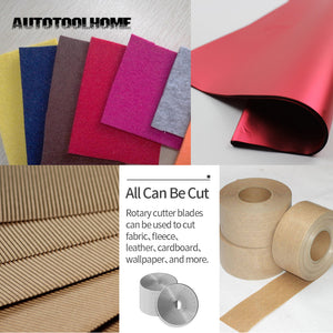 AUTOTOOLHOME45mm Rotary Cutter Replacement Blades Leather Fabric Cutter SKS-7 Quilting Sewing Patchwork Tool