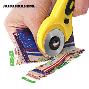 AUTOTOOLHOME45mm Rotary Cutter Replacement Blades Leather Fabric Cutter SKS-7 Quilting Sewing Patchwork Tool