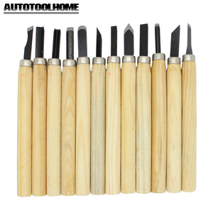 AUTOOLHOME hand graving tools Wood Carving Chisel Knife Hand Tool Set For Basic Detailed Carving Woodworkers Gouges Multi Purpose DIY - AUTOTOOLHOME