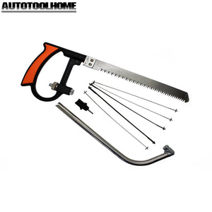 AUTOTOOLHOME Multi-Purpose Saw Frame with Blade Model Saw Wire Saw Magic Multipurpose Handsaw Saw Universal Hacksaw Set with 6 Steel Blades Woodworking Tools