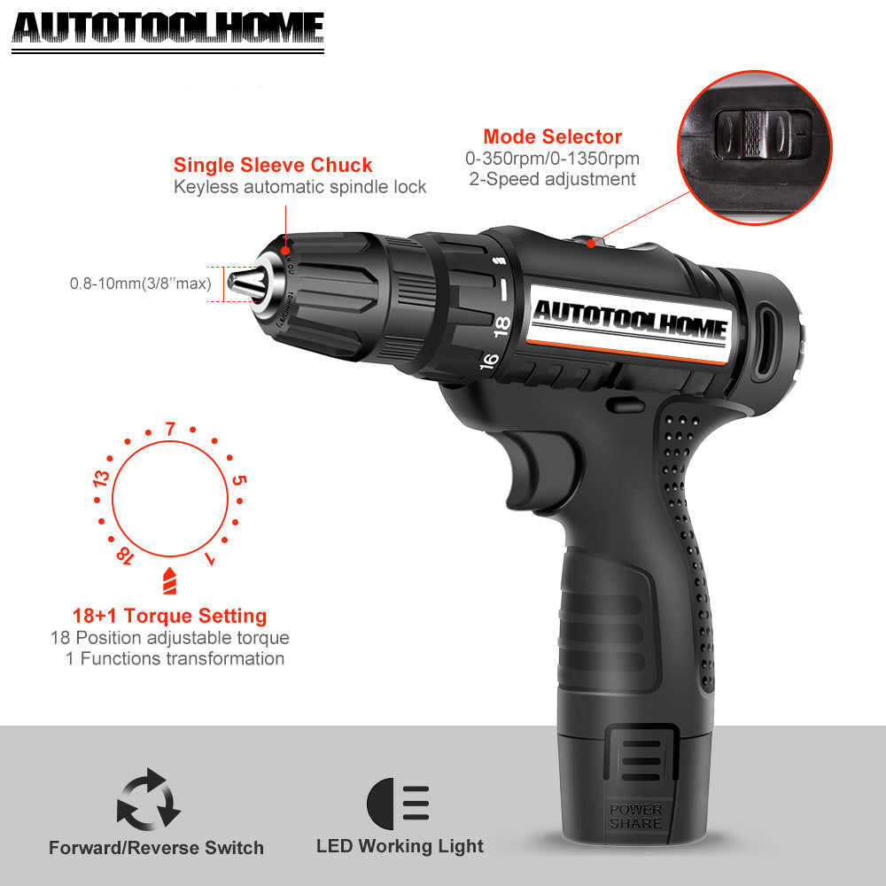 12V Cordless 3/8 in. Drill/Driver Kit