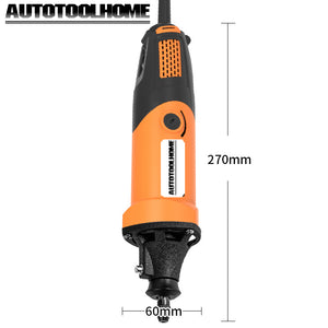 AUTOTOOLHOME Electric Grinder  High Power Rotary Tools Handheld Grinding Machine For Milling Engraving Carving